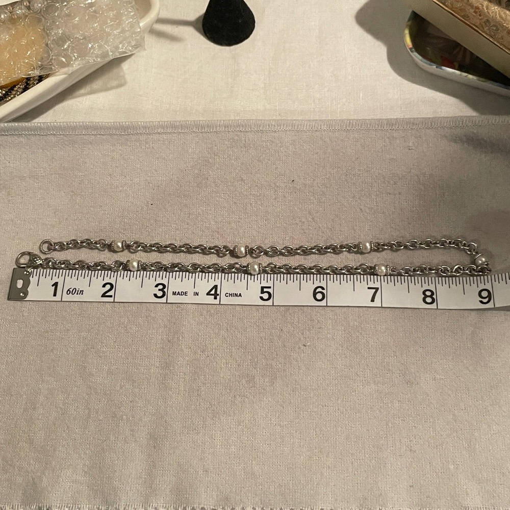 Judith Ripka Sterling Silver Pearl Necklace - Picture 6 of 6